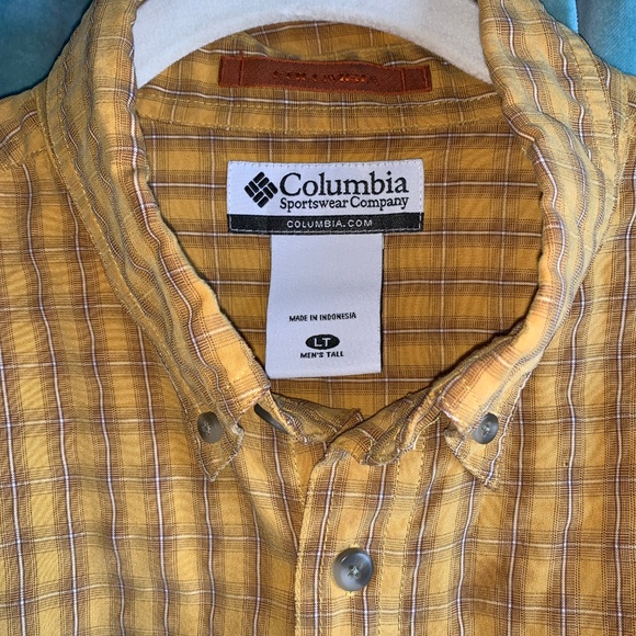 Men's Columbia button-up shirt - Sz Large Tall - Picture 3 of 5